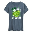 thumbnail image 1 of Disney - Slice Of Luck - Women's Short Sleeve Graphic T-Shirt, 1 of 5