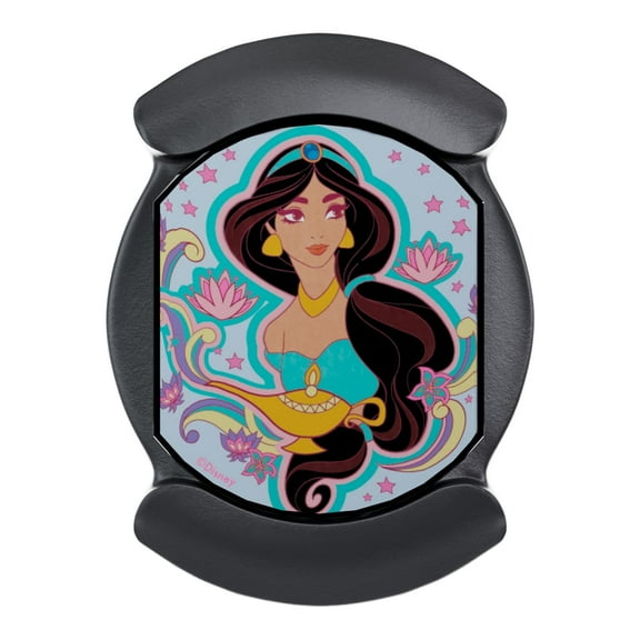 Disney Princess Jasmine Slim Grip Phone Grip & Kickstand, 0.18 inch Thin, Wireless Charger Compatible, for iPhone, iPad, iPod, Samsung
