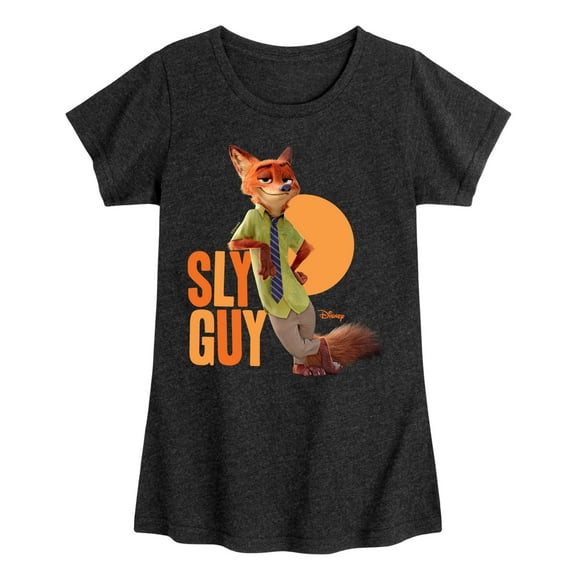 Disney - Sly Guy - Toddler & Youth Girls Short Sleeve Graphic T-Shirt