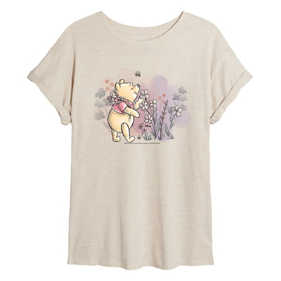 Disney - Smell The Flowers - Women's Oversized T-Shirt