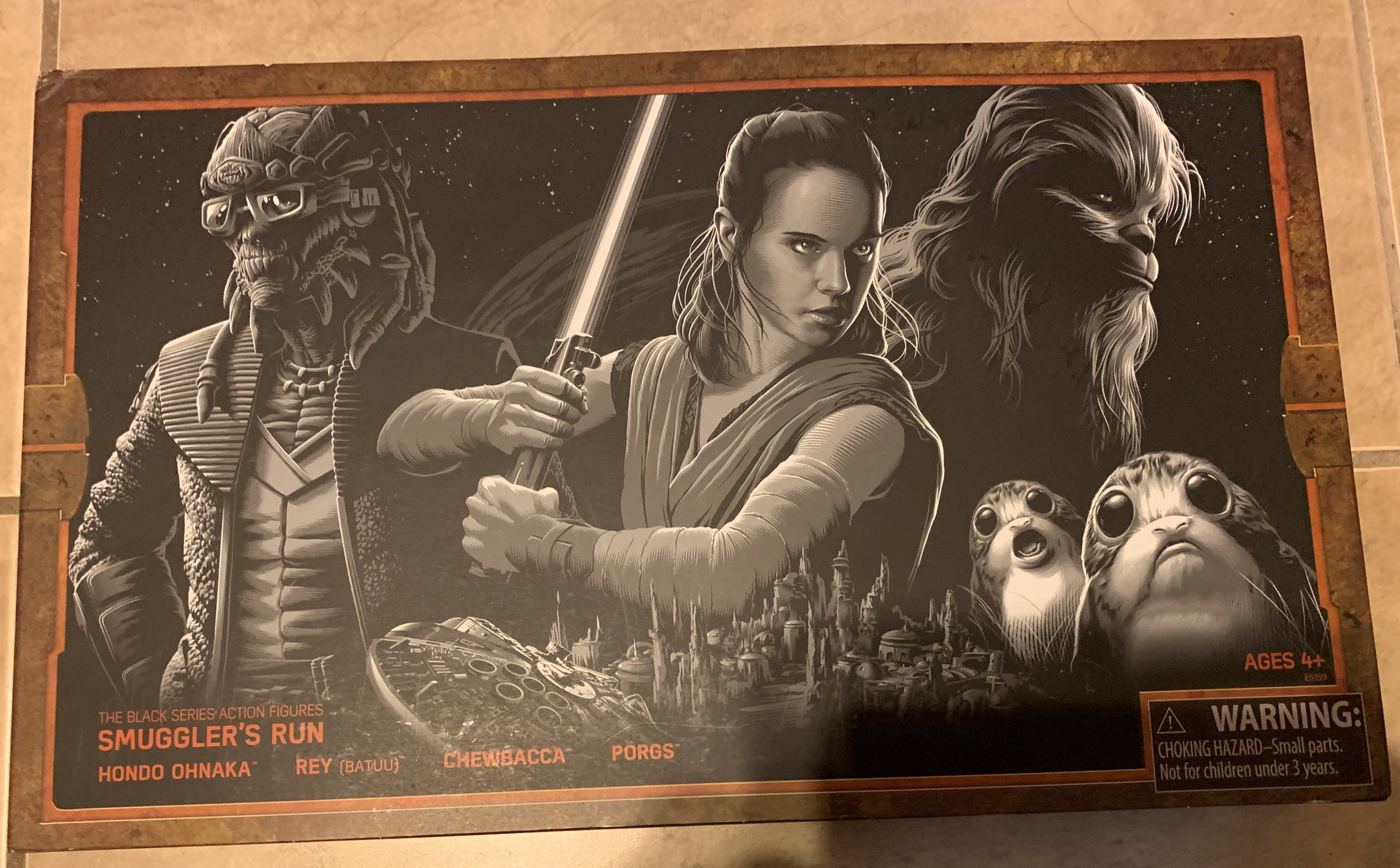 Star Wars Galaxy's Edge Black Series Smugglers Run 6" Figure 4-Pack Theme Park Exclusive NEW factory sealed