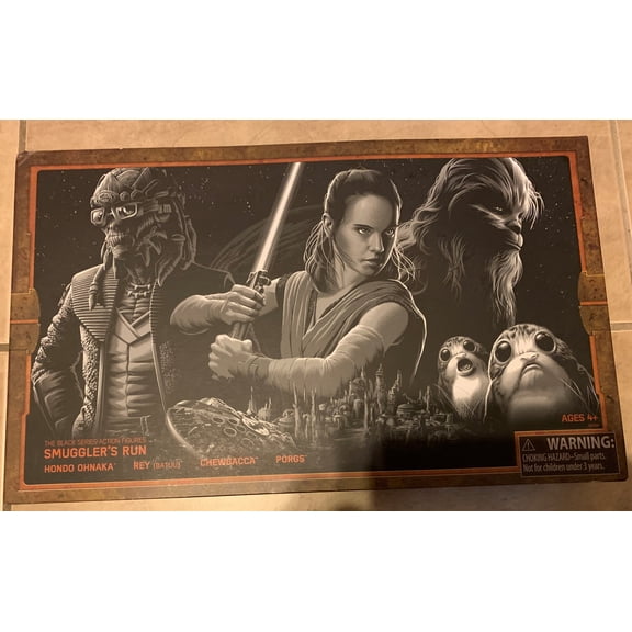 Star Wars Galaxy's Edge Black Series Smugglers Run 6" Figure 4-Pack Theme Park Exclusive NEW factory sealed