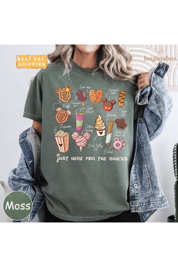 Disney Snack Goals Shirt, Just Here for the Snacks Tee, Epcot Food Shirt, Disney Park Day Shirt, Disney Vacation Gift Tee