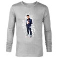 thumbnail image 1 of Disney Sneakerella El Sneaker Psychic Artist - Long Sleeve T-Shirt for Men - Customized-Athletic Heather, 1 of 5