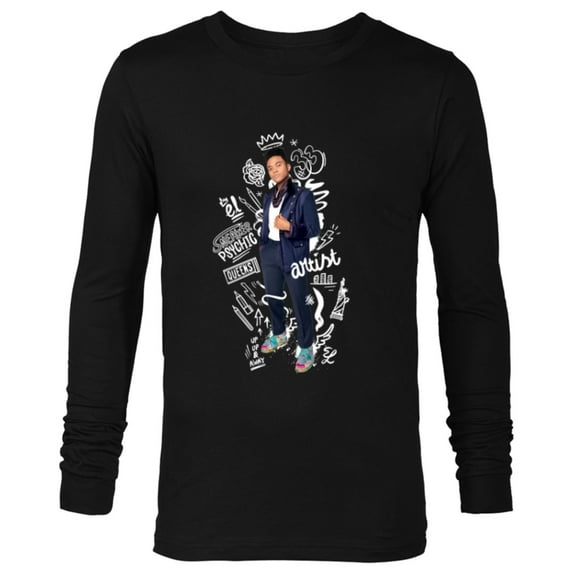 Disney Sneakerella El Sneaker Psychic Artist - Long Sleeve T-Shirt for Men - Customized-Black