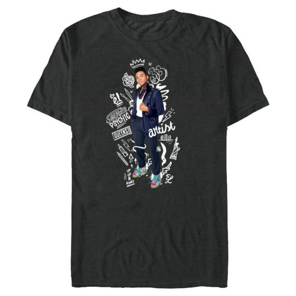 Disney Sneakerella El Sneaker Psychic Artist - Short Sleeve Blended T-Shirt for Adults - Customized-Dark Heather