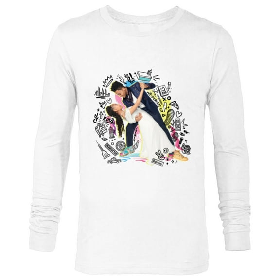 Disney Sneakerella El and Kira Dance - Long Sleeve T-Shirt for Men - Customized-White