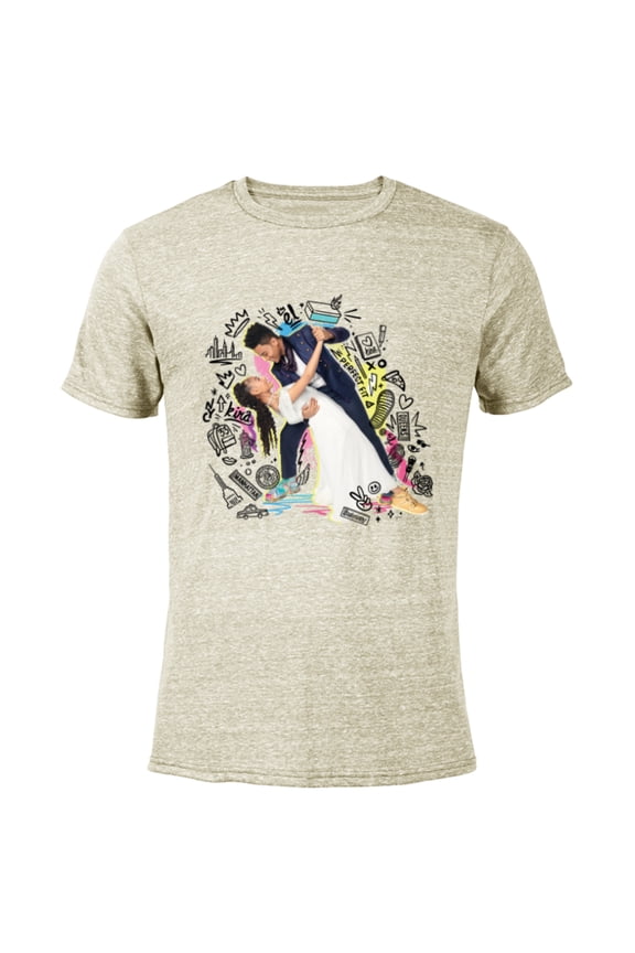Sneakerella El and Kira Dance - Short Sleeve Blended T-Shirt for Adults - Customized-Yellow