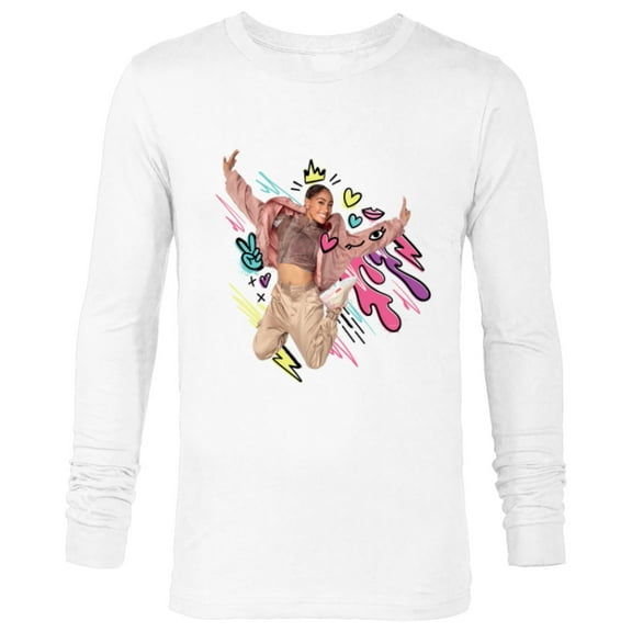 Disney Sneakerella El and Kira King Jump - Long Sleeve T-Shirt for Men - Customized-White