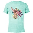thumbnail image 1 of Disney Sneakerella El and Kira King Jump - Short Sleeve Blended T-Shirt for Adults - Customized-Ocean Blue, 1 of 5