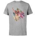 thumbnail image 1 of Disney Sneakerella El and Kira King Jump - Short Sleeve Cotton T-Shirt for Adults - Customized-Athletic Heather, 1 of 5