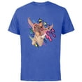 thumbnail image 1 of Disney Sneakerella El and Kira King Jump - Short Sleeve Cotton T-Shirt for Adults - Customized-Royal Heather, 1 of 5