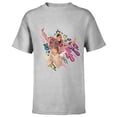thumbnail image 1 of Disney Sneakerella El and Kira King Jump - Short Sleeve T-Shirt for Kids - Customized-Athletic Heather, 1 of 5