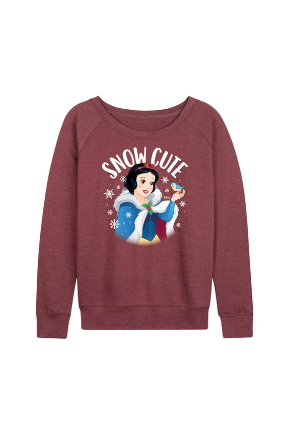 - Snow Cute - Women's Lightweight French Terry Long Sleeve Shirt