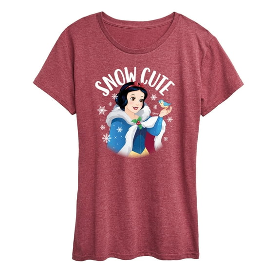 Disney - Snow Cute - Women's Short Sleeve Graphic T-Shirt