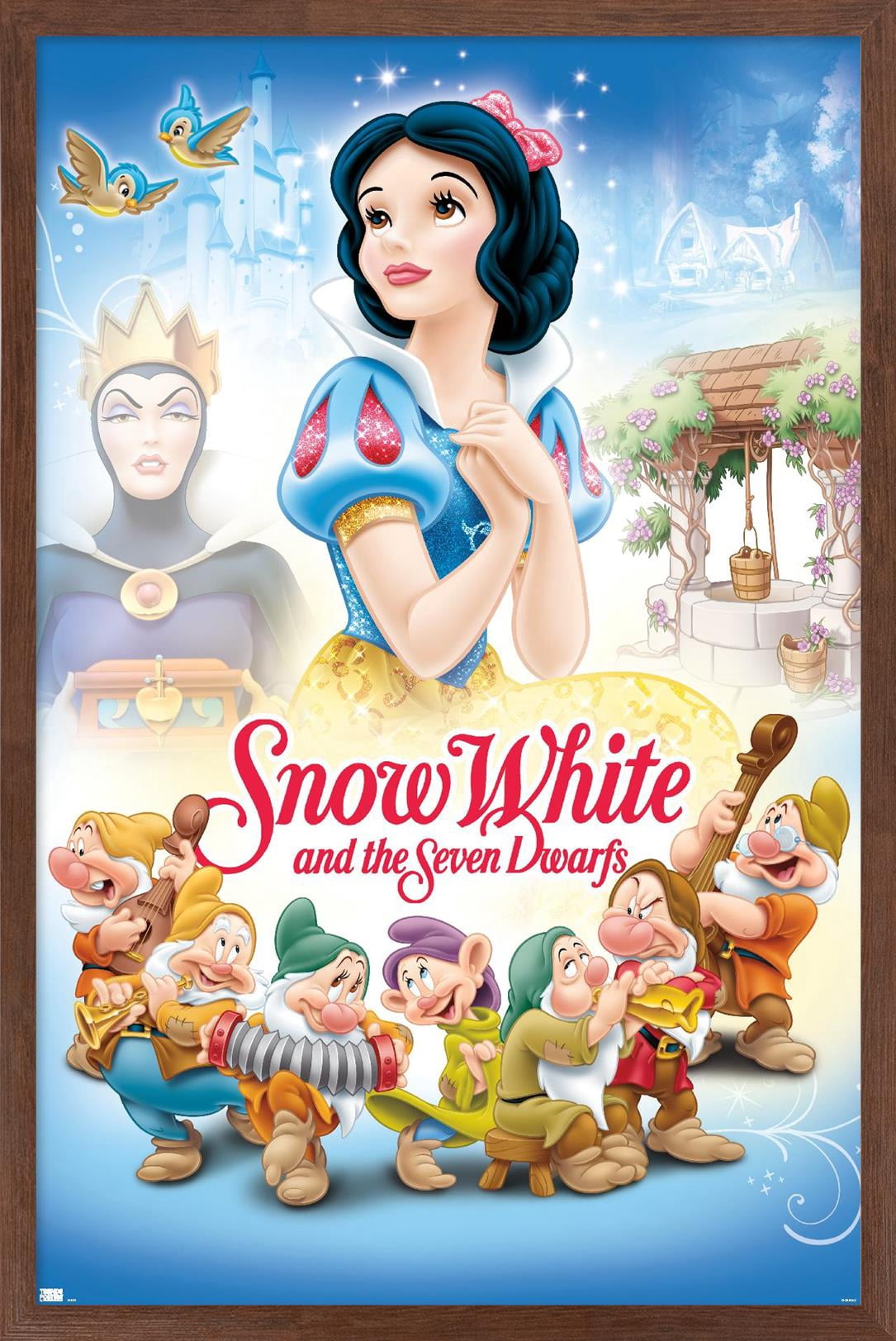Disney Snow White And The Seven Dwarfs - Cover Wall Poster, 14.725" x ...