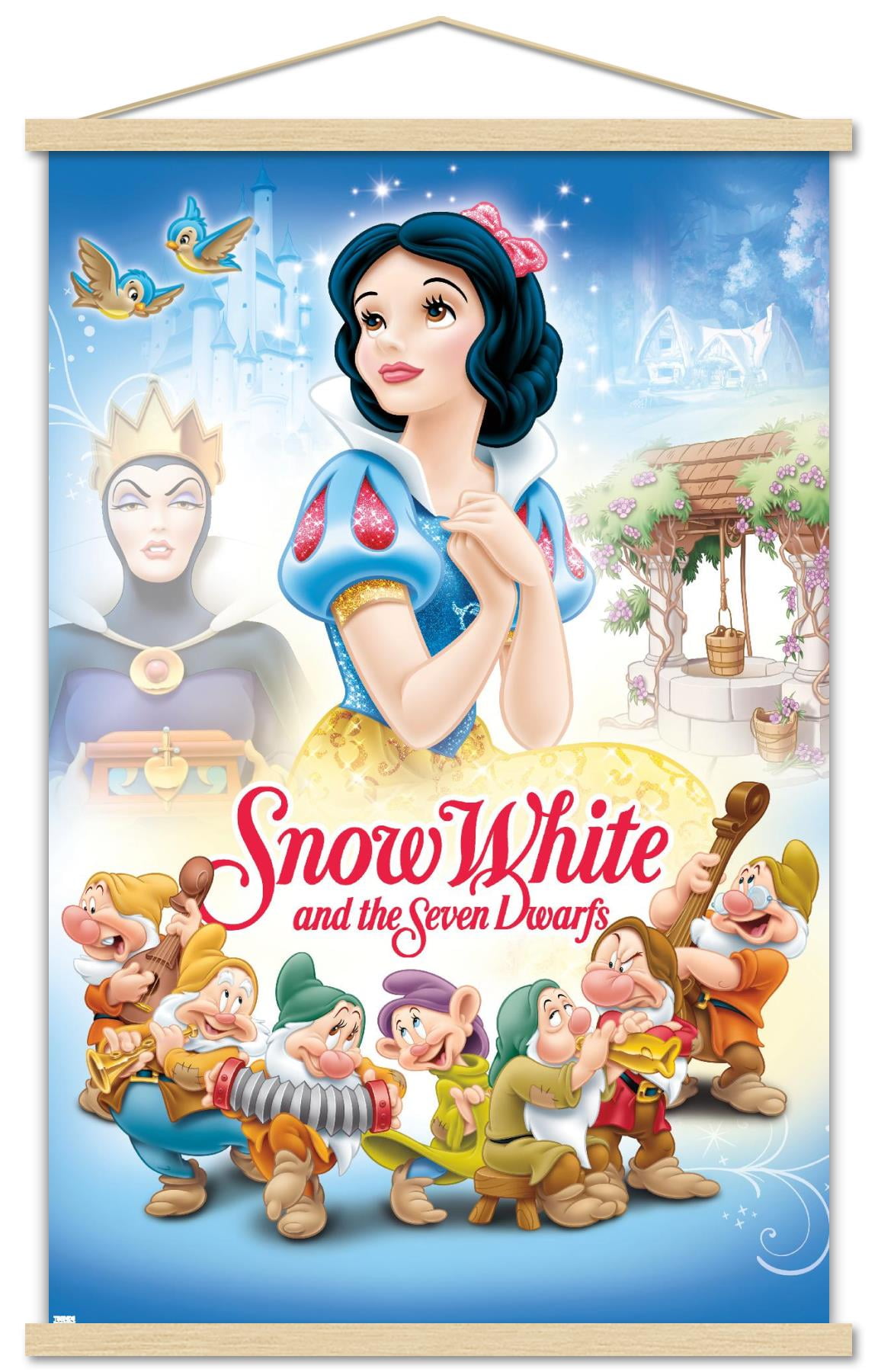 Disney Snow White And The Seven Dwarfs - Cover Wall Poster