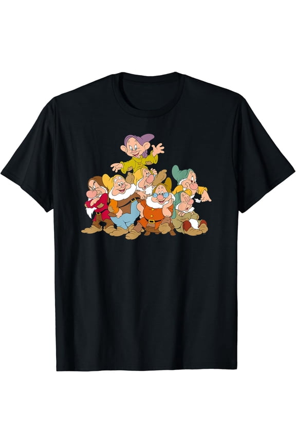 Disney Snow White And The Seven Dwarfs Group Fun T-Shirt