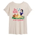 thumbnail image 1 of Disney - Snow White Be Kind - Juniors Ideal Flowy Muscle T-Shirt, 1 of 4