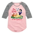thumbnail image 1 of Disney - Snow White Be Kind - Toddler & Youth Girls Raglan Graphic T-Shirt, 1 of 4