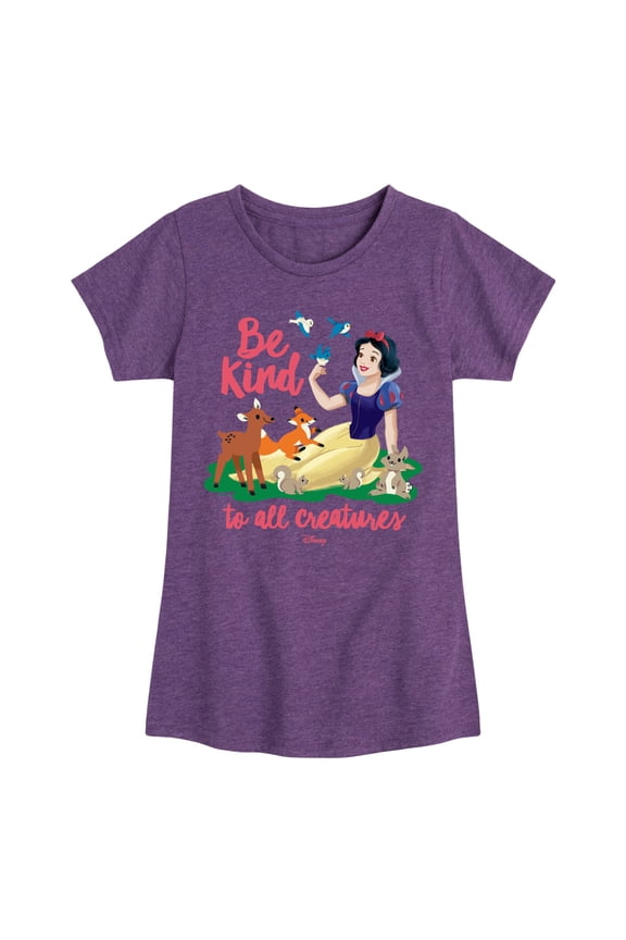 Disney - Snow White Be Kind - Toddler & Youth Girls Short Sleeve Graphic T-Shirt