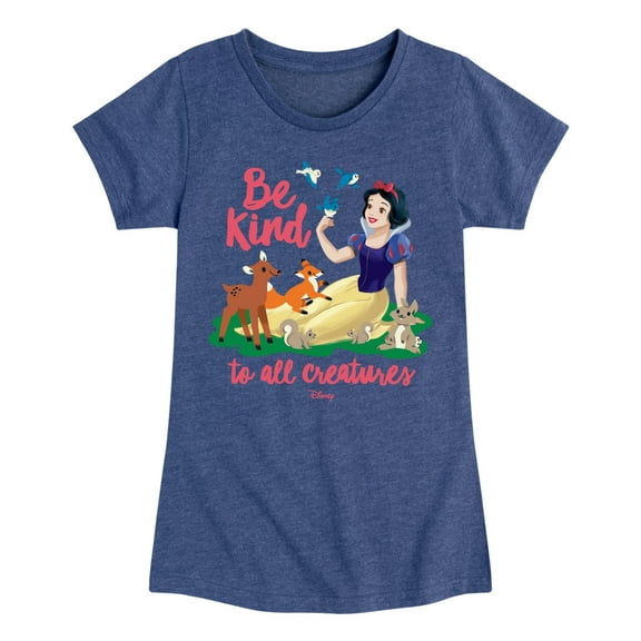 Disney - Snow White Be Kind - Toddler & Youth Girls Short Sleeve Graphic T-Shirt