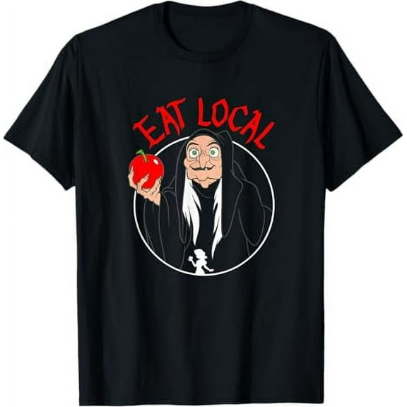 Disney Snow White Evil Queen Apple Eat Local T-Shirt