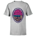 thumbnail image 1 of Disney Snow White Evil Queen’s Magic Mirror Humorous - Short Sleeve T-Shirt for Kids - Customized-Athletic Heather, 1 of 5