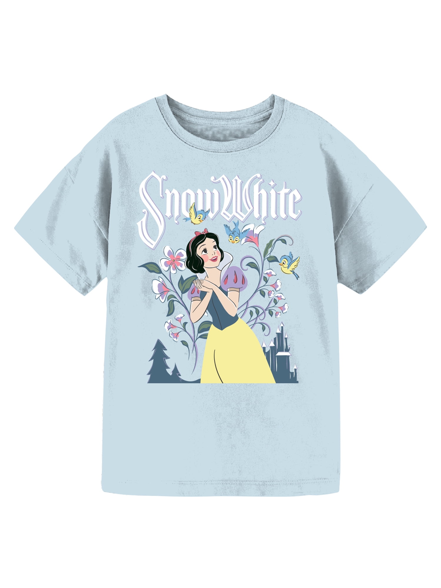 Disney Snow White Girls Short Sleeve Graphic T-Shirt, Sizes 4-16