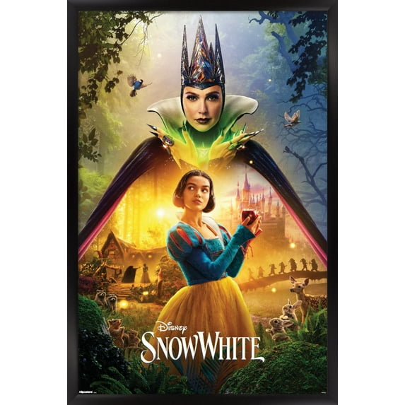 Disney Snow White: Live Action - Official One Sheet Wall Poster, 22.375" x 34" Framed