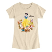 Disney - Snow White Poster Girls Fitted Short Sleeve Graphic T-Shirt