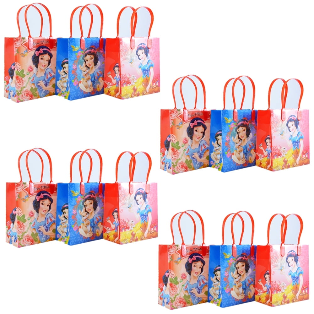 Disney Snow White Princess Birthday Party Loot Bags Birthday Goody Fun Gift Bag 12pack