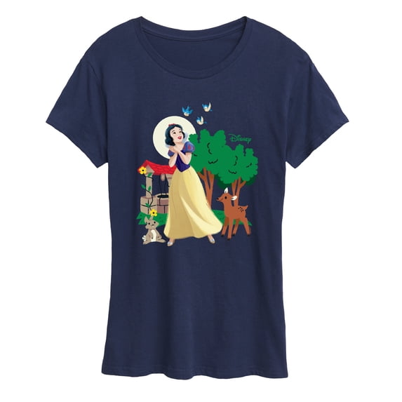 Disney - Snow White Scene - Women's Short Sleeve Graphic T-Shirt