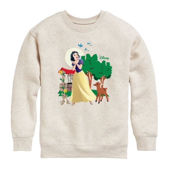 Disney - Snow White Scene - Youth Boys Crew Fleece Sweatshirt