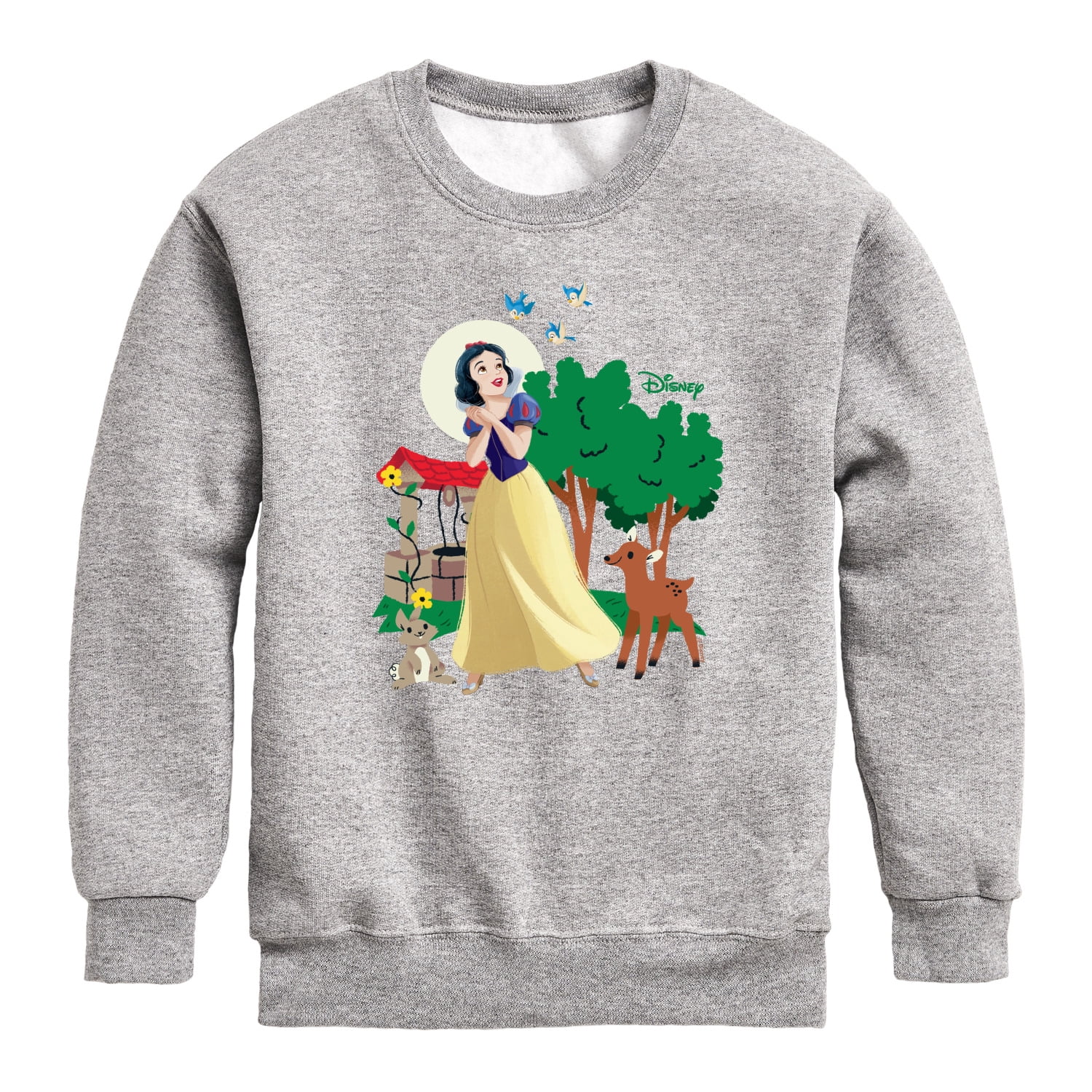 Disney - Snow White Scene - Youth Boys Crew Fleece Sweatshirt - Walmart.com