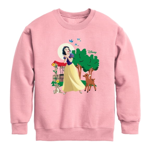 Disney - Snow White Scene - Youth Boys Crew Fleece Sweatshirt