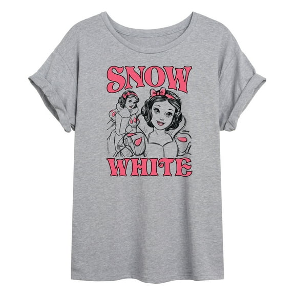 Disney - Snow White Sketch  - Juniors Ideal Flowy Muscle T-Shirt