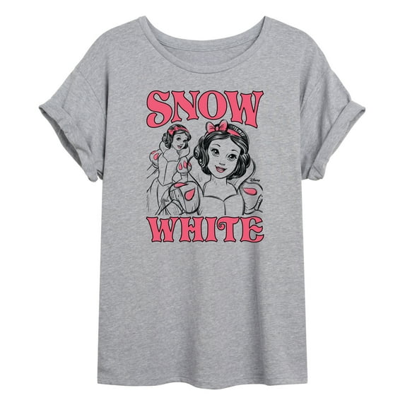 Disney - Snow White Sketch - Juniors Ideal Flowy Muscle T-Shirt