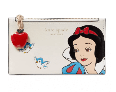 折りたたみ財布 Disney x Kate Spade Snow White Small Slim Bifold KF946 Disney Snow White Small Slim Bifold Wallet by kate spade new