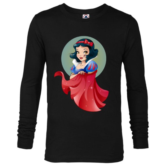 Disney Snow White Stylized T-Shirt - Long Sleeve T-Shirt for Men - Customized-Black