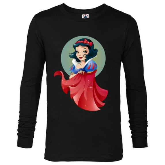 Disney Snow White Stylized T-Shirt - Long Sleeve T-Shirt for Men - Customized-Black