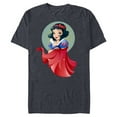 thumbnail image 1 of Disney Snow White Stylized T-Shirt- Short Sleeve Blended T-Shirt for Adults - Customized-Navy Heather, 1 of 5