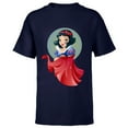 thumbnail image 1 of Disney Snow White Stylized T-Shirt - Short Sleeve T-Shirt for Kids - Customized-Navy, 1 of 5