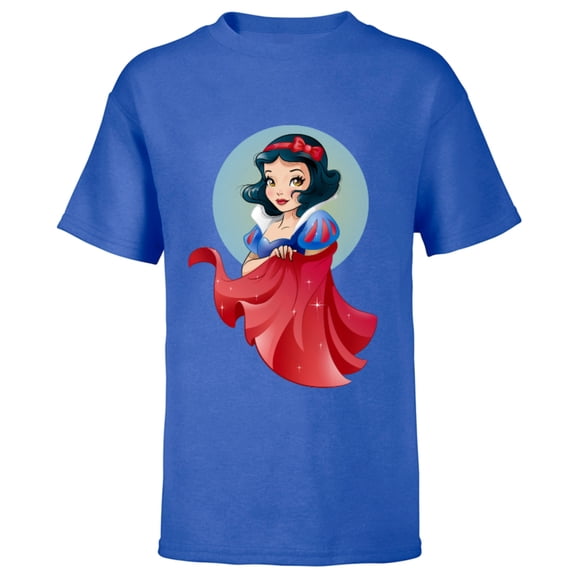 Disney Snow White Stylized T-Shirt - Short Sleeve T-Shirt for Kids - Customized-Royal