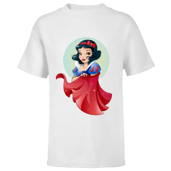 Disney Snow White Stylized T-Shirt - Short Sleeve T-Shirt for Kids - Customized-White