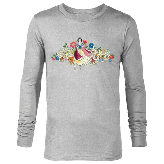Disney Snow White & The Seven Dwarf's 85th Anniversary - Long Sleeve T-Shirt for Men - Customized-Athletic Heather