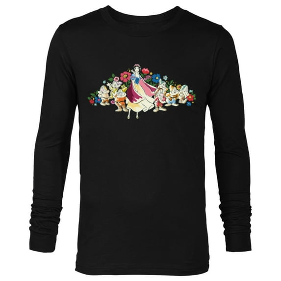 Disney Snow White & The Seven Dwarf's 85th Anniversary - Long Sleeve T-Shirt for Men - Customized-Black