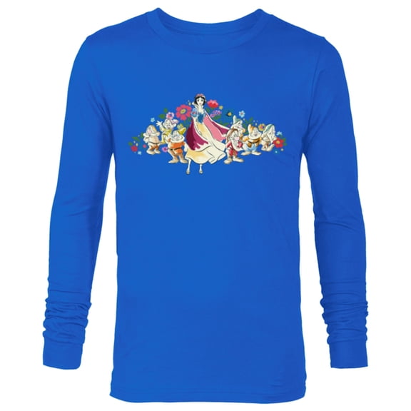 Disney Snow White & The Seven Dwarf's 85th Anniversary - Long Sleeve T-Shirt for Men - Customized-Navy