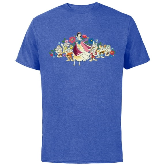 Disney Snow White & The Seven Dwarf's 85th Anniversary - Short Sleeve Cotton T-Shirt for Adults - Customized-Royal Heather
