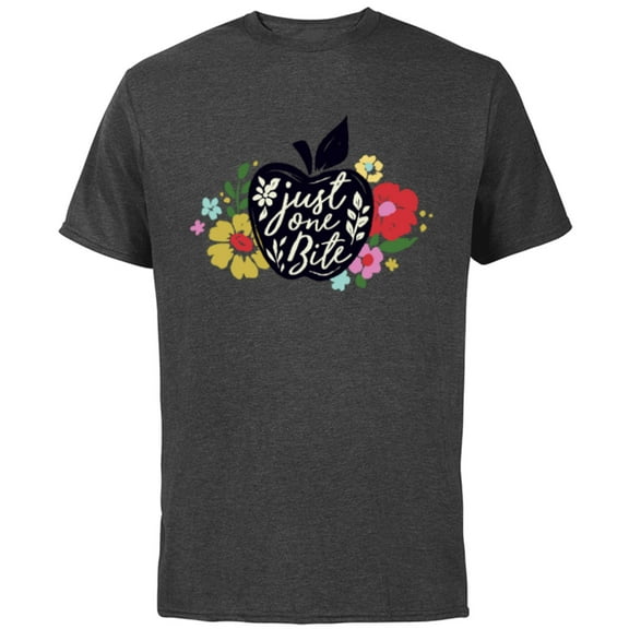 Disney Snow White & The Seven Dwarf's Just One Bite - Short Sleeve Cotton T-Shirt for Adults - Customized-Charcoal